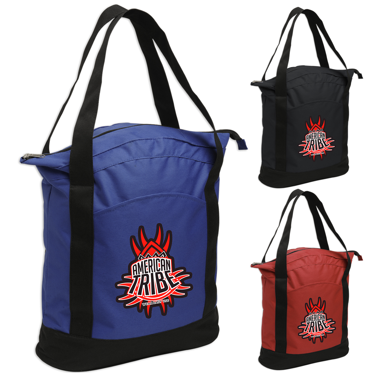 Promotional Products  Bags  Totes  Tote Bags  Two-Tone 16x16x5 ...