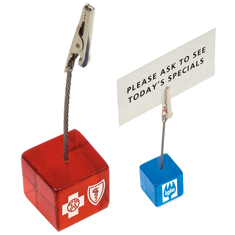 Customized Cube Clip Memo Holder Promotional Cube Clip Memo Holder