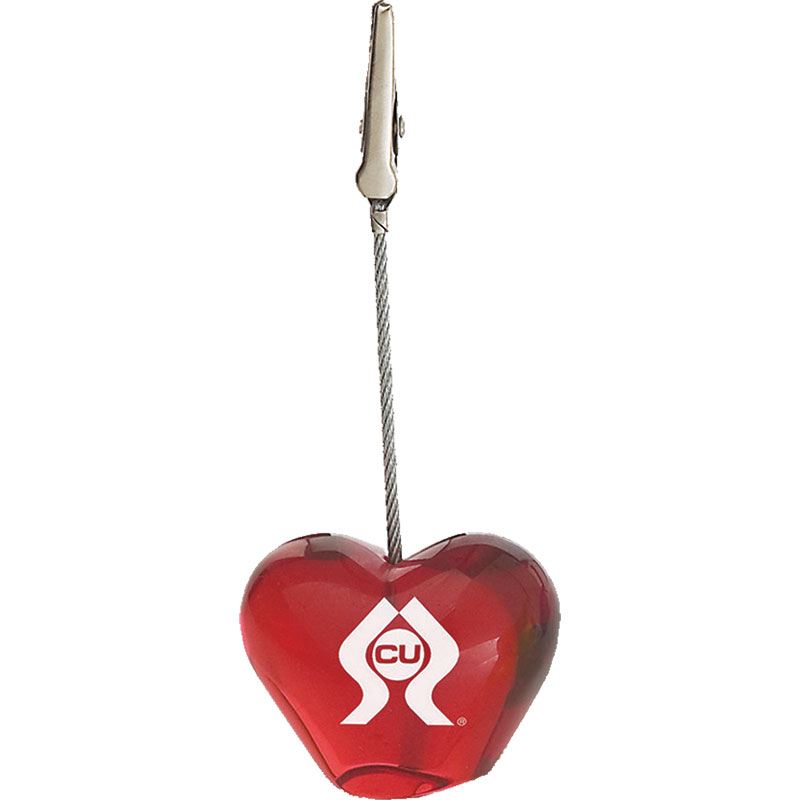 Promotional Heart Clip Memo Holder Style 1 Customized Heart Clip Memo