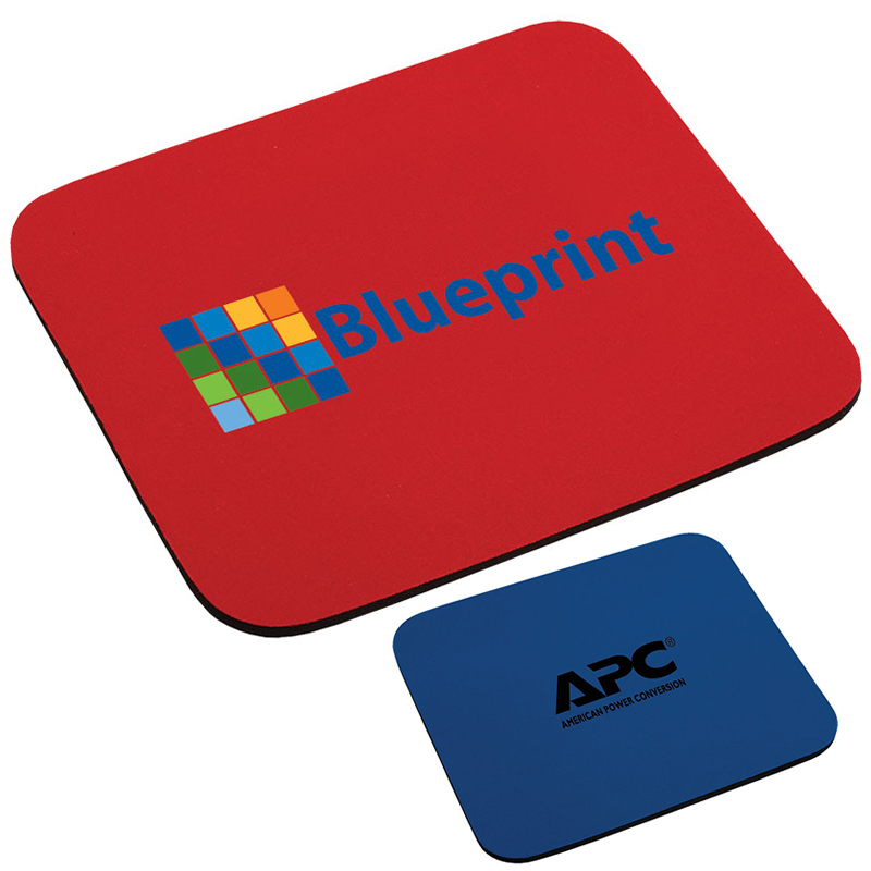 Customized 1/4" Thick Economy Mouse Pad Promotional 1/4" Thick