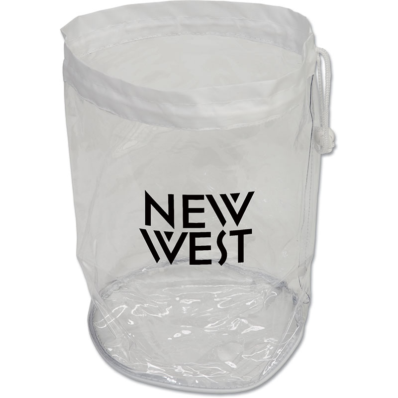 Promotional Large Clear Drawstring Bag | Customized Large Clear ...
