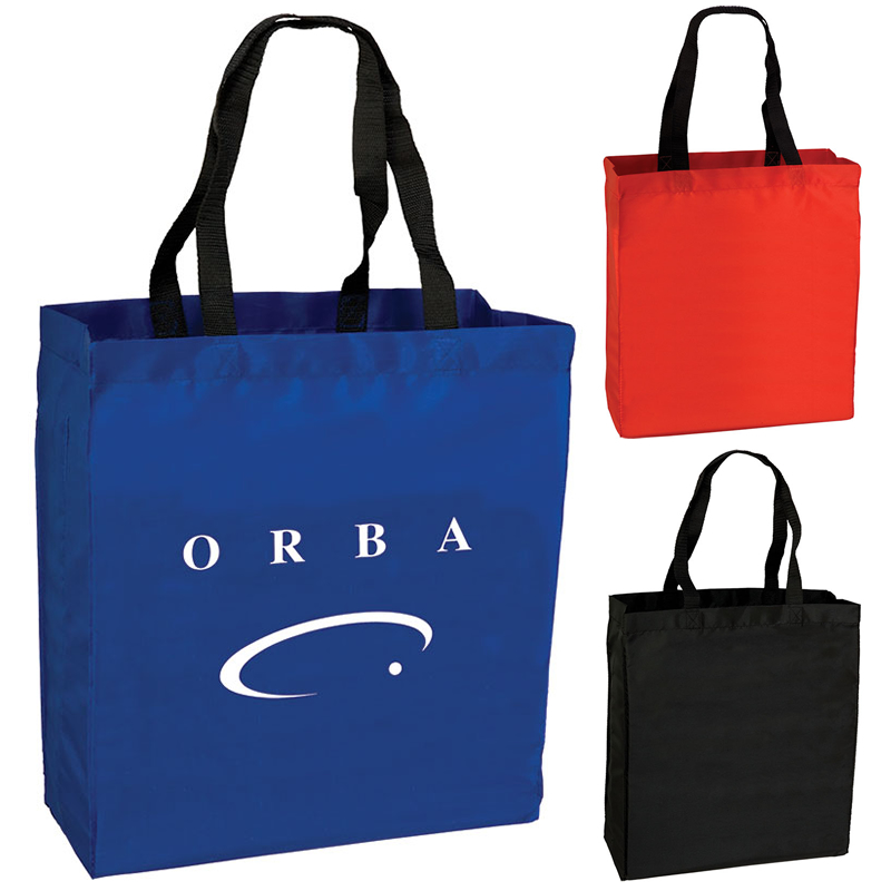 ...  Bags  Totes  Tote Bags  210 Denier Polyester Trade Show Tote