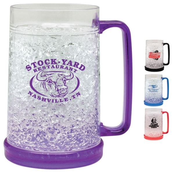 Promotional 18 oz. Acrylic Frosty Freezer Mug Customized 18 oz
