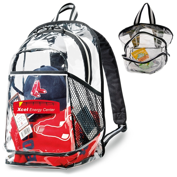 Promotional Clear PVC Event Backpack Customized Clear PVC Event