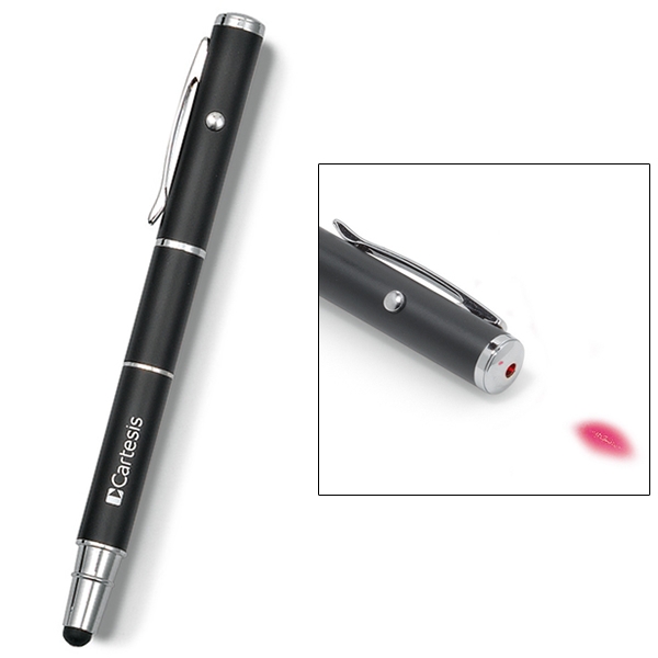 Promotional Brookstone Laser Pointer with Stylus & Ballpoint Pen Customized Brookstone Laser