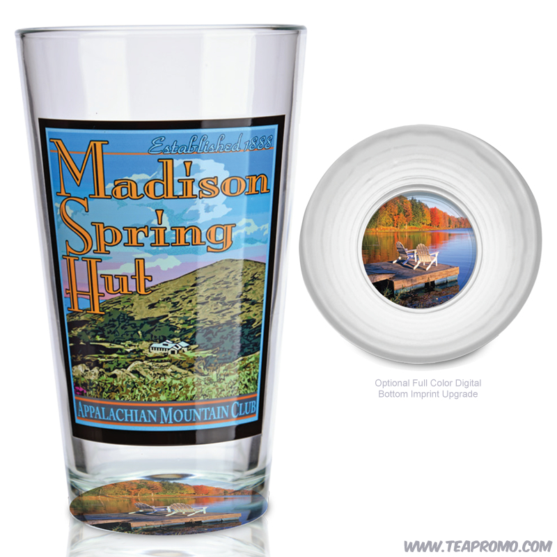 Promotional Full Color Digital 16 oz. Pint Beer Glass Customized Full