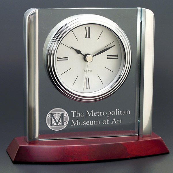 Promotional Magnolia Desk Clock Customized Magnolia Desk Clock Promotional Analog Clocks