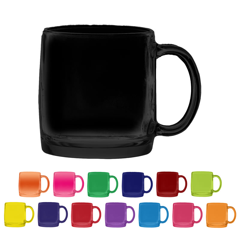 custom glass coffee mugs