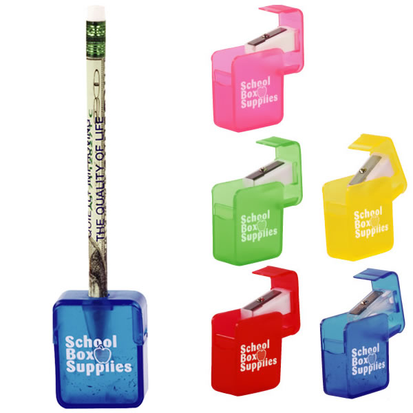 Promotional Square Pencil Sharpener Customized Pencil Sharpeners