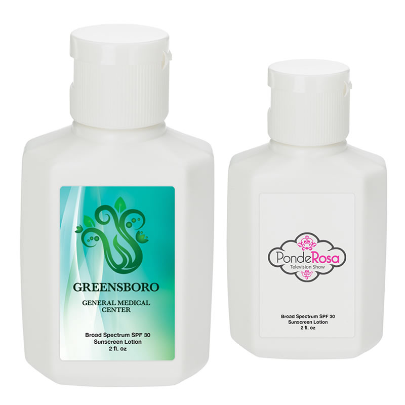 Promotional 2 oz. SPF 30 Sunscreen Customized 2 oz. SPF 30 Sunscreen