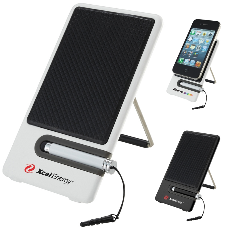 Promotional Smartphone Holder and Stylus Customized Smartphone Holder