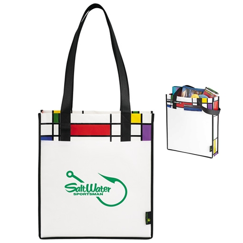 ... show totes laminated non woven mod convention tote bag item 325334 sku