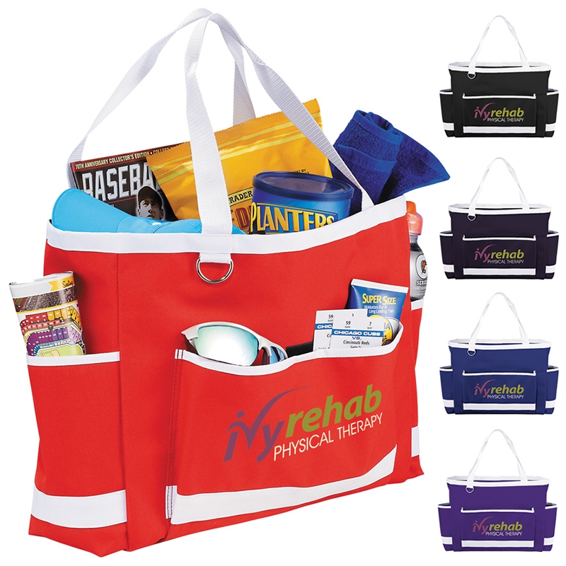 Promotional Game Day CarryAll Tote Bags Customized Game Day CarryAll Tote Bags Promotional