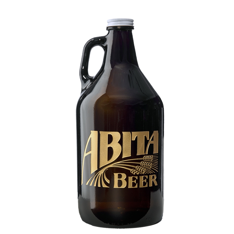 Promotional 32 oz. Beer Growler Deep Etched Customized 32 oz. Beer