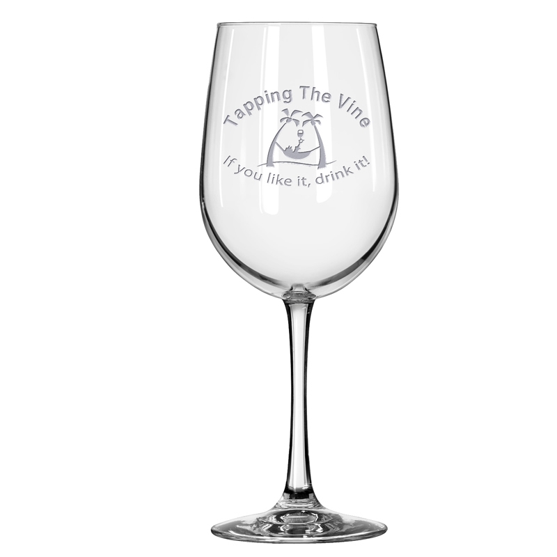 Promotional Libbey 12.5 oz. Wine Taster Glass Etched Customized