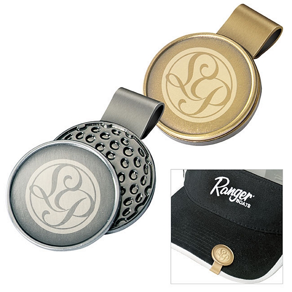 Promotional Hat Clip Ball Marker Customized Hat Clip Ball Marker