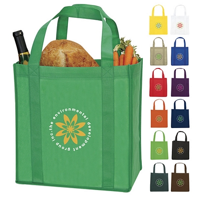 Promotional Reusable Grocery NonWoven Tote Bag | Customized Reusable Grocery NonWoven Tote Bag ...