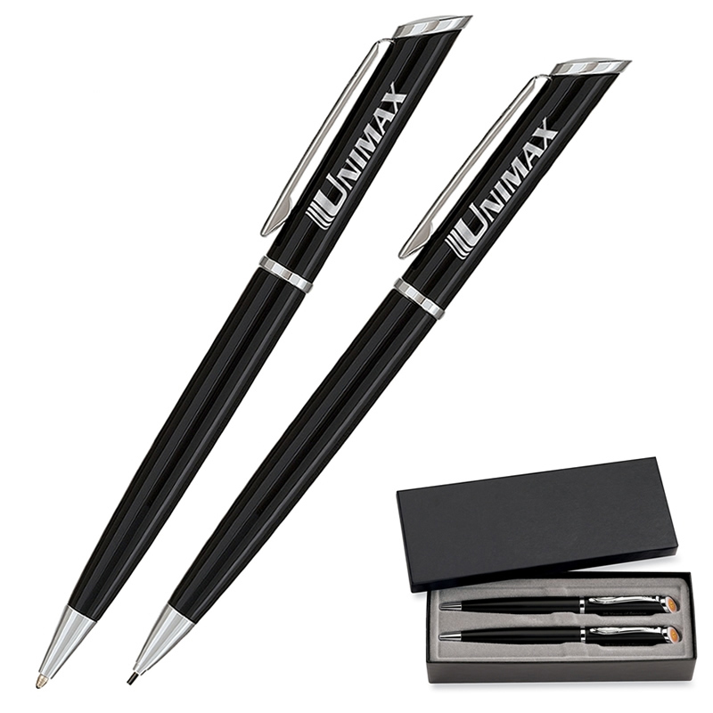 Promotional Quill 500 Series Pen & Pencil Set Customized Quill 500
