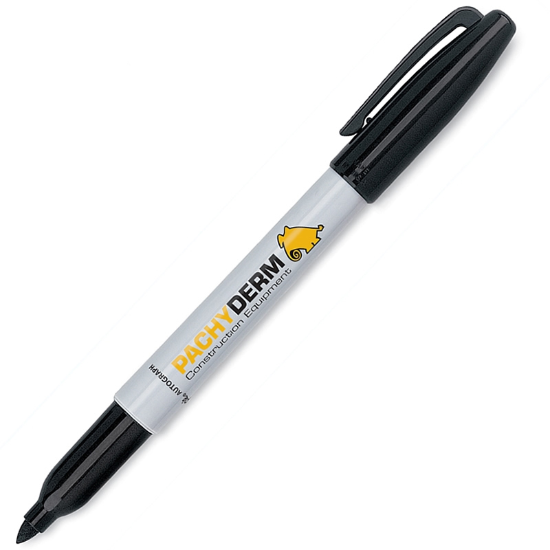 Customized Sharpie Autograph Black Permanent Marker Promotional