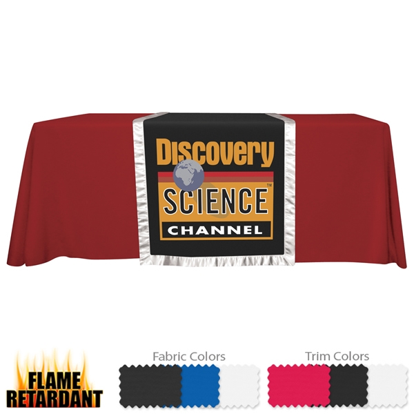 Customized 28" Accent Table Runner DyeSub (FullColor Full Bleed