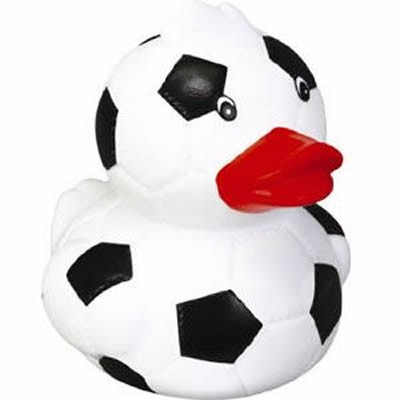 soccer rubber duck