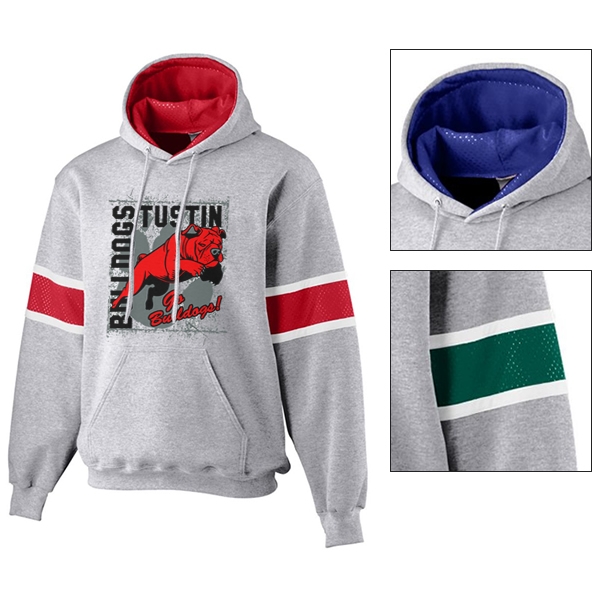 Augusta Sportswear 5240 Heavyweight Tri-Color Hooded Sweatshirt ...