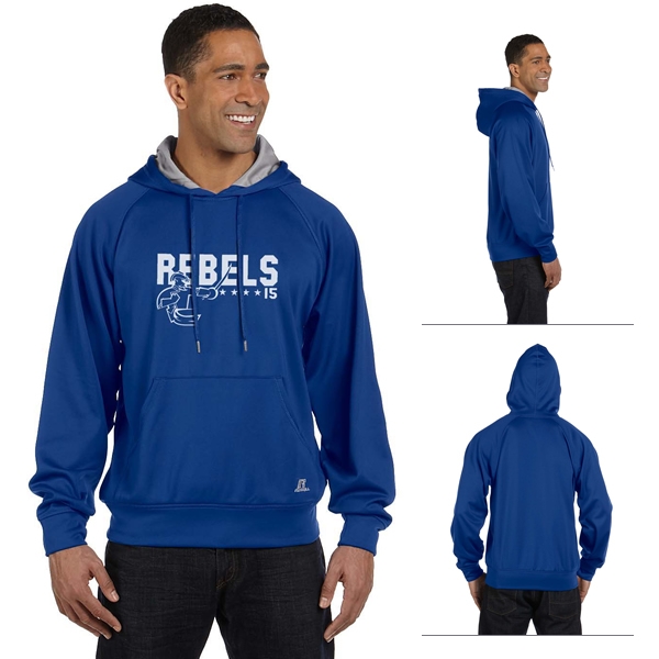 Russell Athletic 854EFM Tech Fleece Pullover Hood | Screen Printed Logo ...