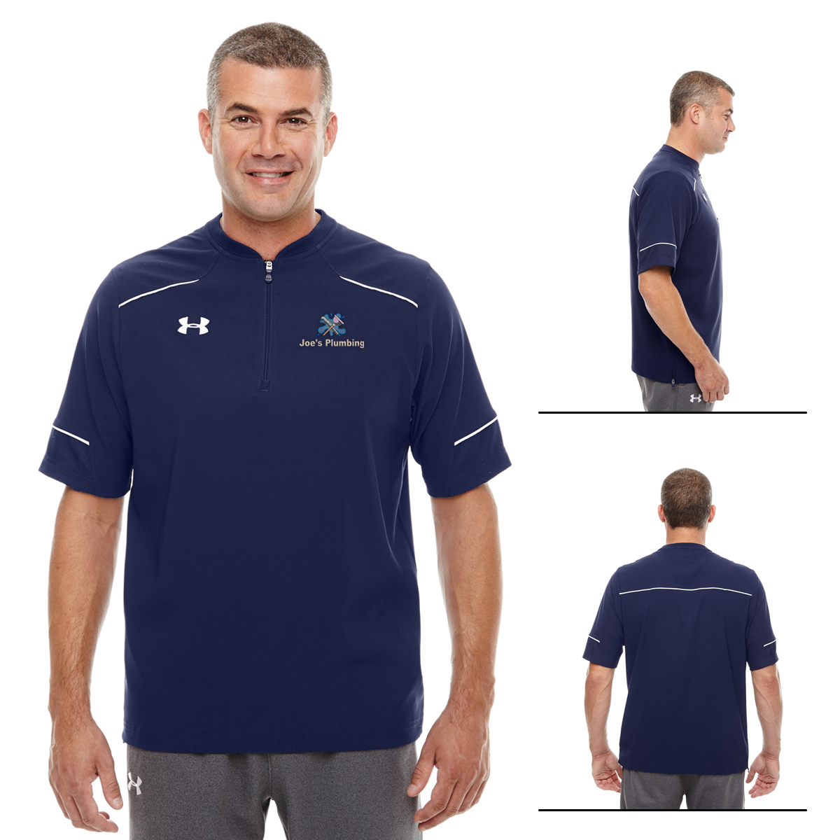 custom embroidered under armour polo shirts