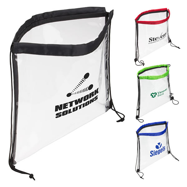 clear stadium cinch bag