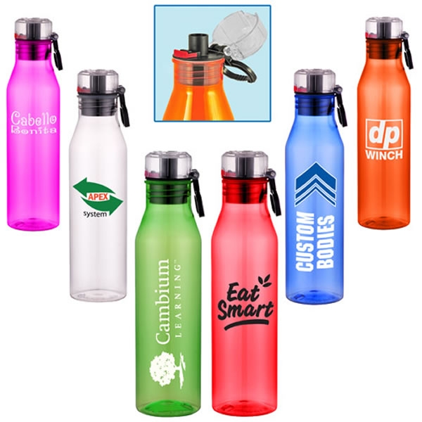 Promotional Flip Open 25 oz Acrylic Sports Bottle | Customized Flip ...