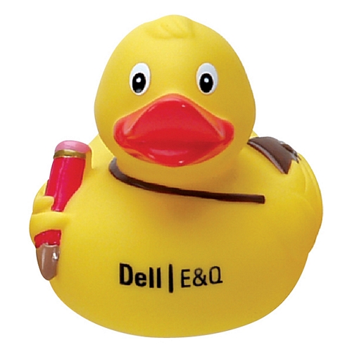 Promotional BackToSchool Rubber Duck Customized BackToSchool