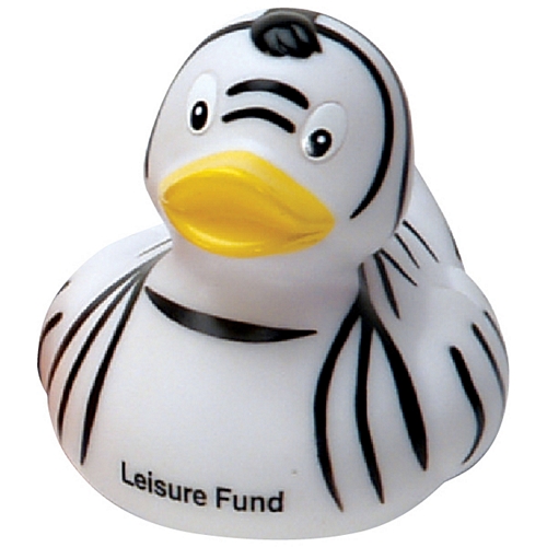 Customized Zebra Rubber Duck Promotional Zebra Rubber Duck