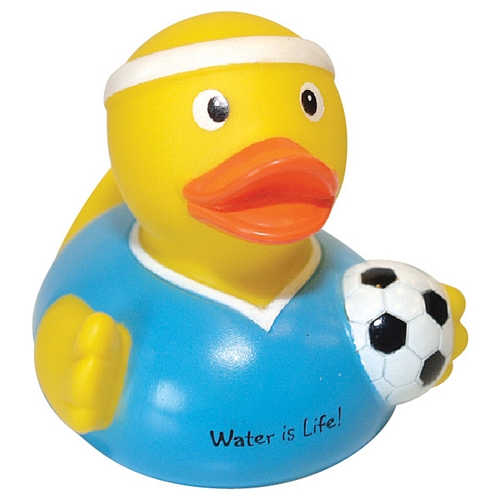 soccer rubber duck