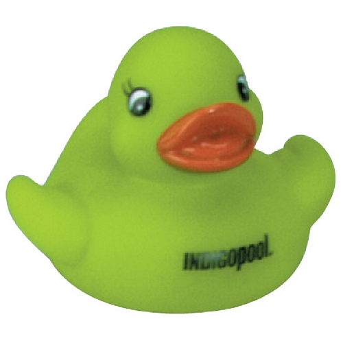 Customized Green Cutie Rubber Duck Promotional Green Cutie Rubber