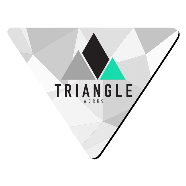 Promotional BIC Triangle DieCut Mouse Pad Customized BIC Triangle