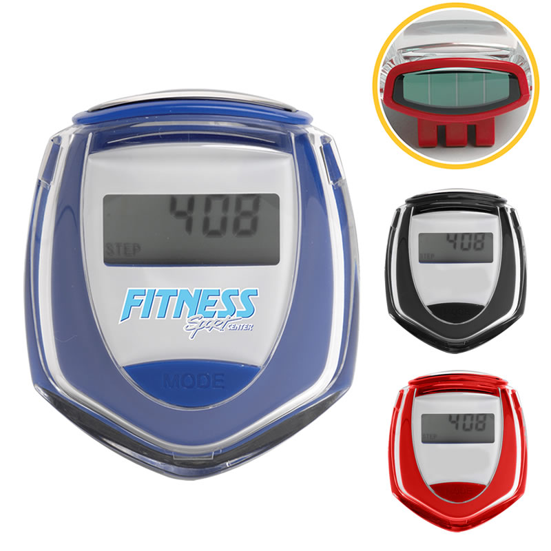 Promotional Solar Powered Style Pedometer | Customized Solar Powered ...