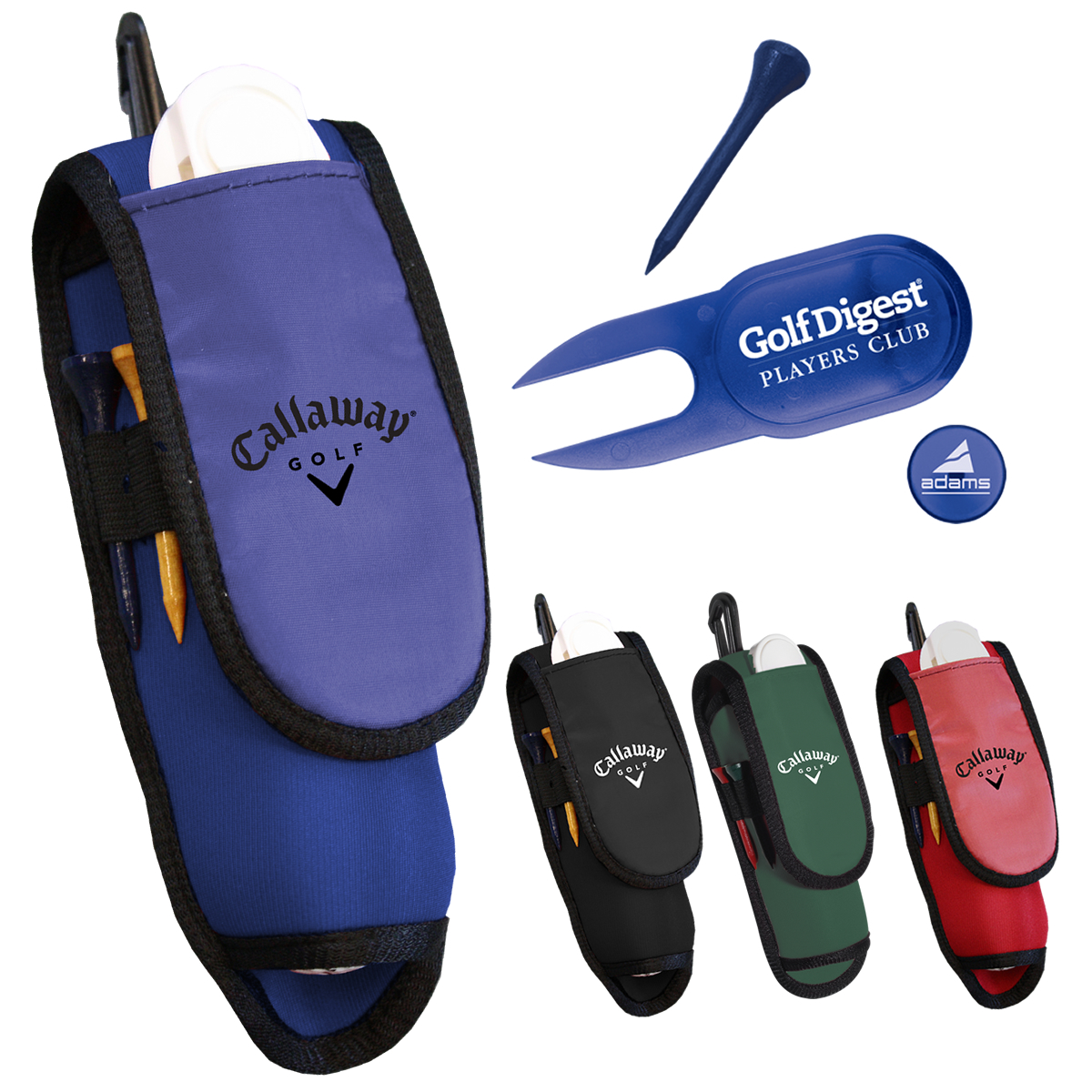 Customized Golf Ball 3Pack Caddy Promotional Golf Ball 3Pack Caddy