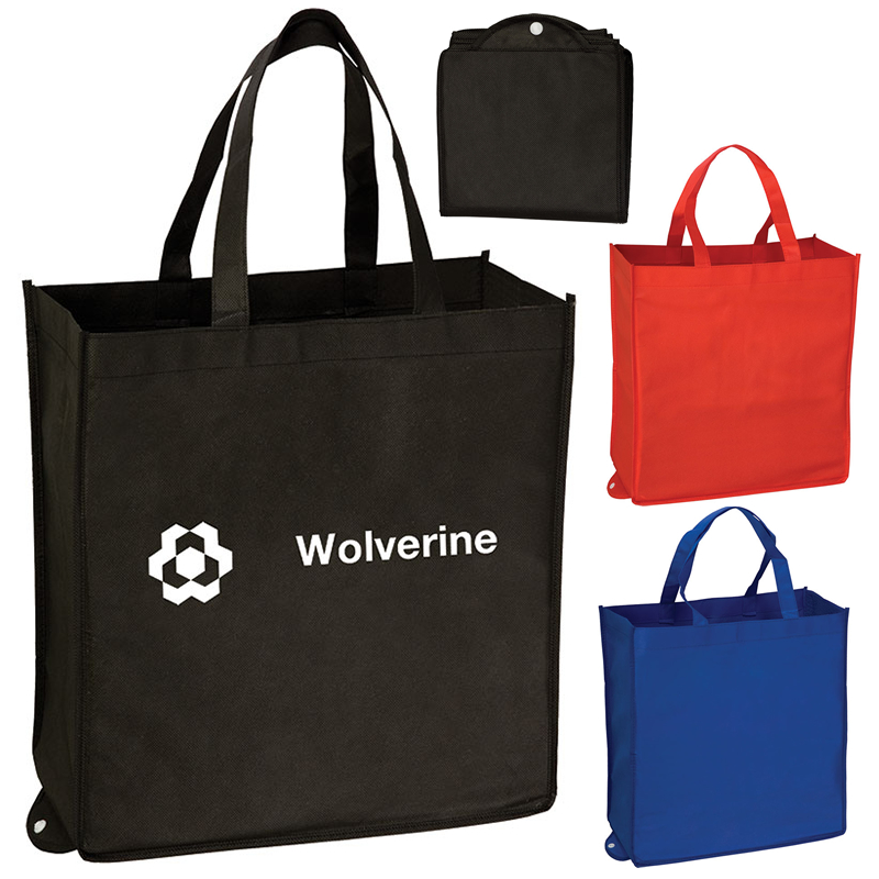 Customized Fold-Up Tote Bag | Promotional Fold-Up Tote Bag ...