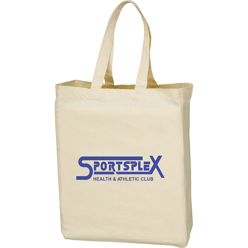 Customized 6 oz Cotton Canvas Tote Bag | Promotional 6 oz Cotton Canvas ...