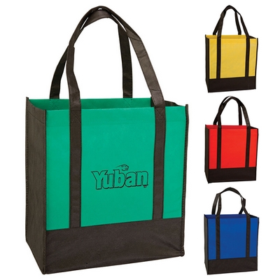 Promotional Two Tone Grocery Bag | Customized Two Tone Grocery Bag ...