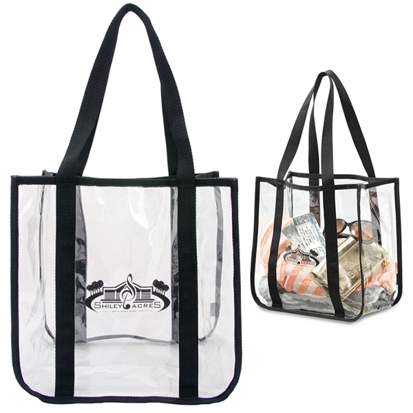 Promotional Clear PVC Event Tote Bag | Customized Clear PVC Event Tote ...