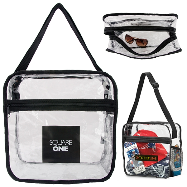 Promotional Clear Event Messenger Bag | Customized Clear Event ...