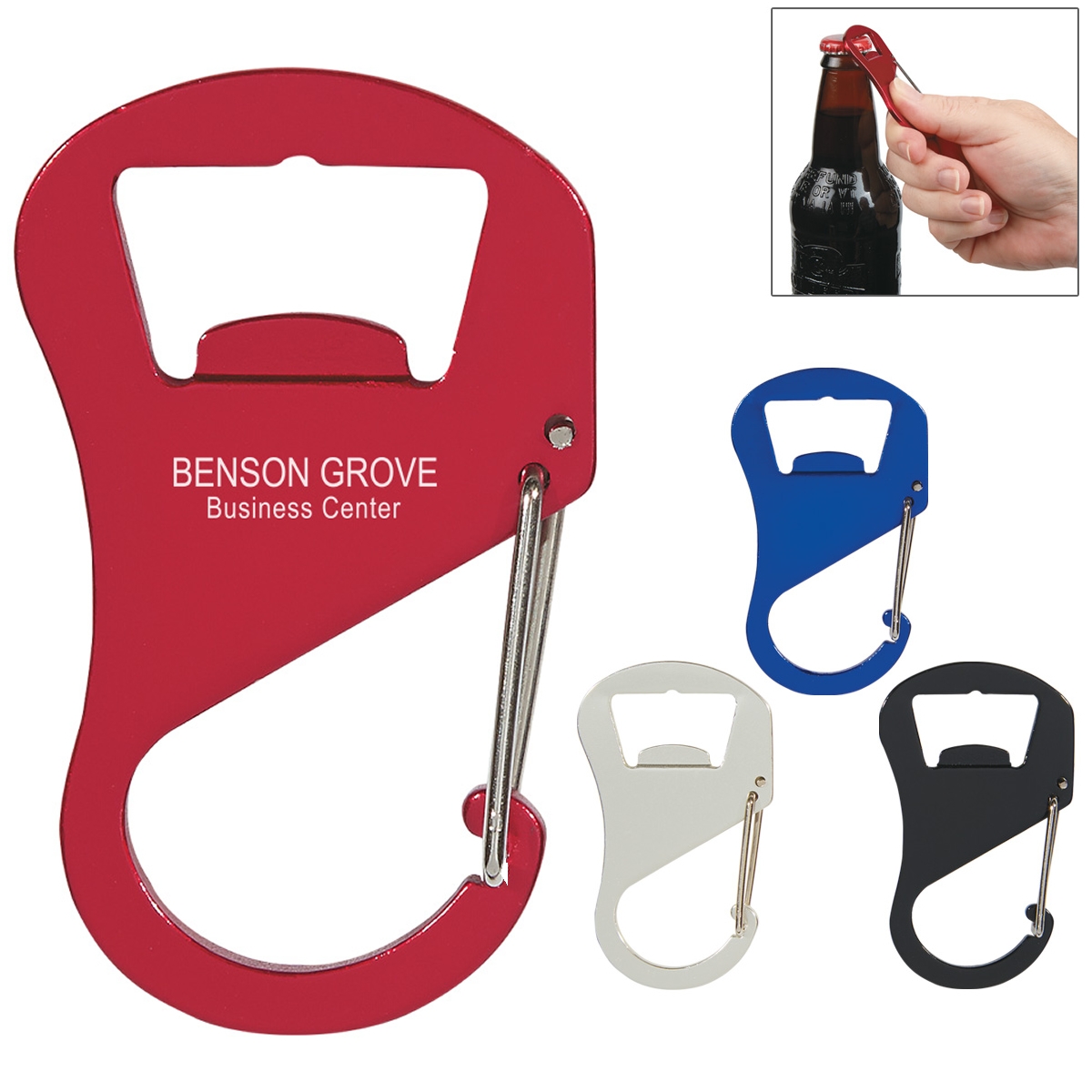 Customized Carabiner Bottle Opener Promotional Carabiner Bottle