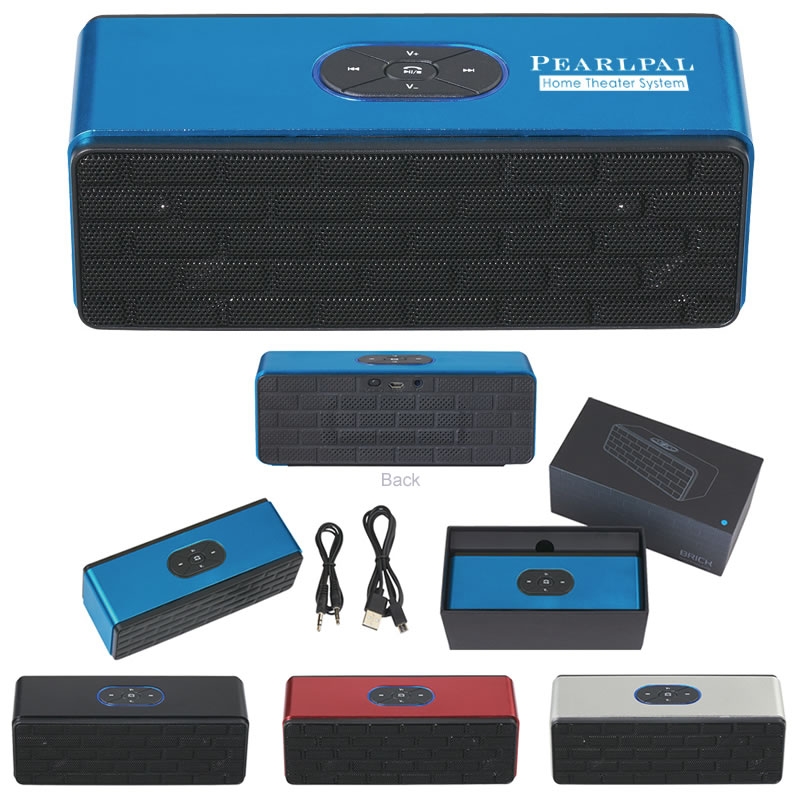 Customized Metal Bluetooth Brick Speaker Promotional Metal Bluetooth