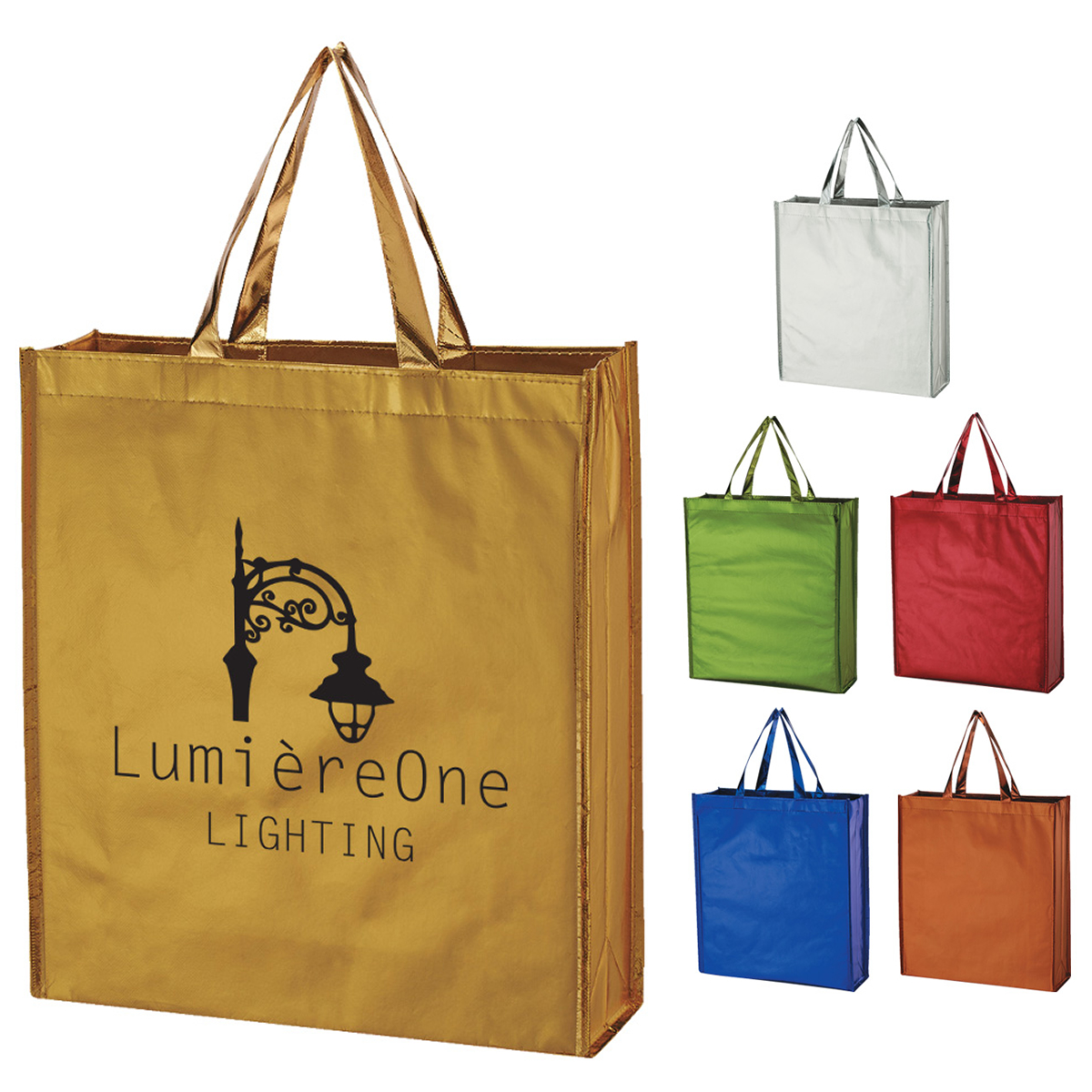 metallic non woven bags