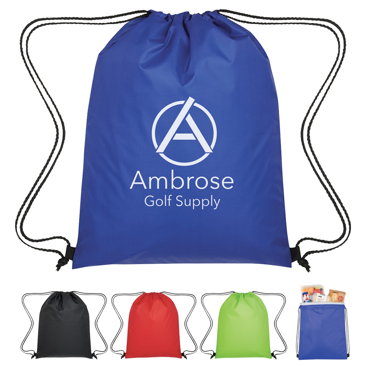 Promotional Insulated Drawstring Cooler Bag Customized Insulated