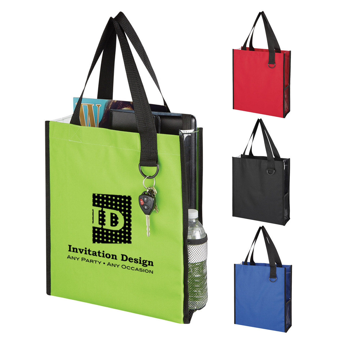 Promotional Sneak Peek Tote Bag | Customized Sneak Peek Tote Bag ...