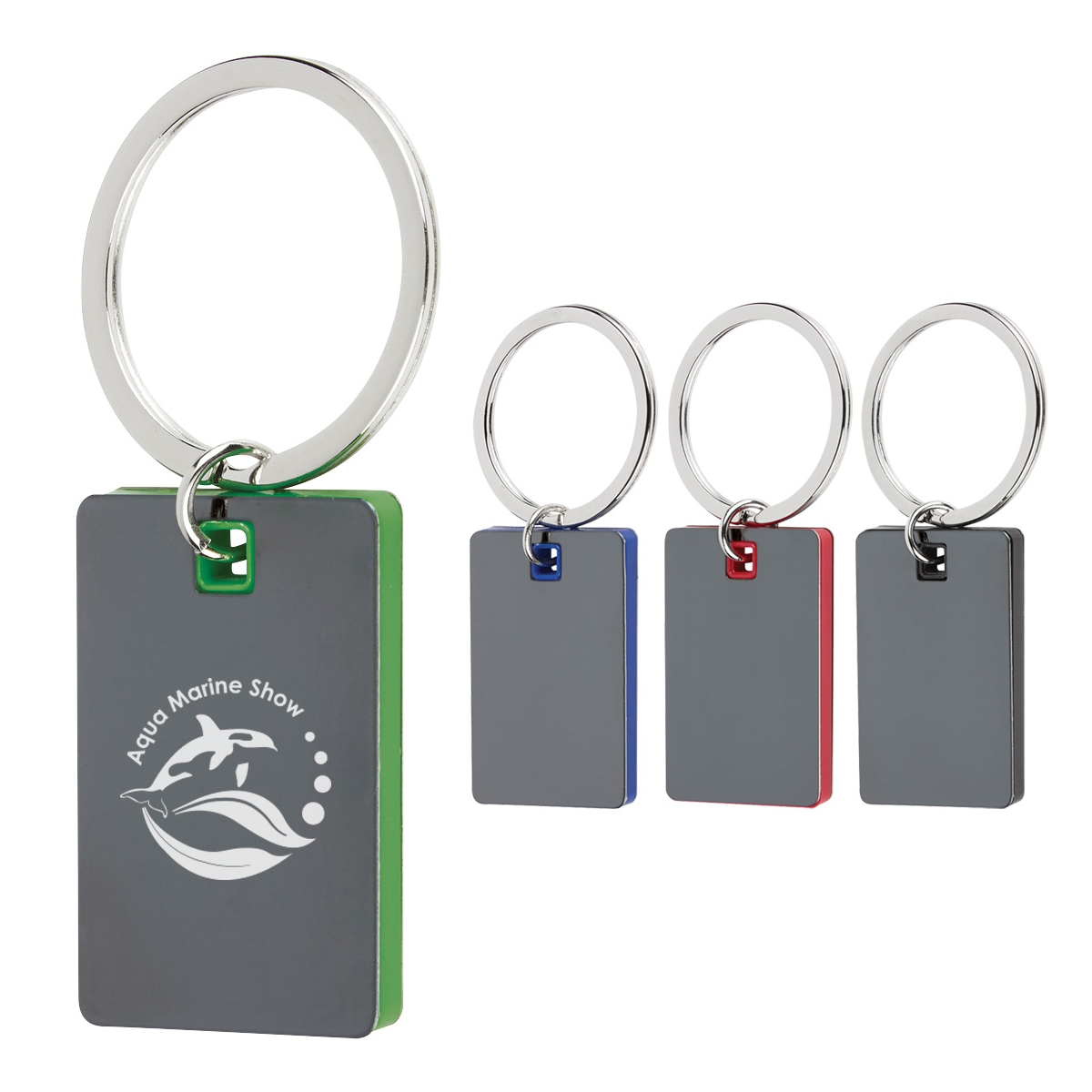 Promotional Mirrored Key Tag Customized Mirrored Key Tag