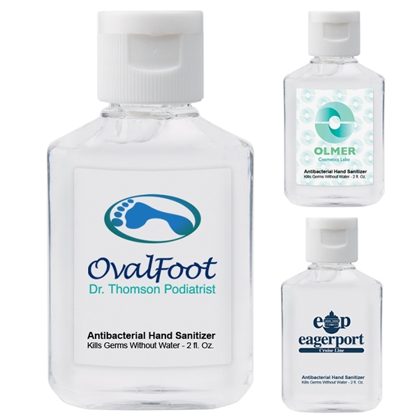 Promotional Pocket 2 oz. Hand Sanitizer Customized Pocket 2 oz. Hand