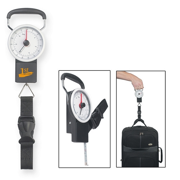 Customized Luggage Scale With Tape Measure Promotional Luggage Scale